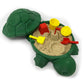 Munnygrubbbers - Mini Desktop Turtle Sand Box - 6 X 6 In - Stress Relief - Includes Soft Moldable Play Sand And Mini Tool Access