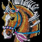 Sequin Art Blue Horse, Sparkling Arts and Crafts Kit; Creative Crafts for Adults and Kids