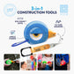 Handy Famm 8Ft Animal-Shaped Kids Tape Measure, Level & Protractor Angle Finder, Fun Educational Children's Tape Measure, Small