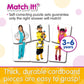 The Learning Journey Match It! Who Am I? 20-Piece Self-Correcting Puzzle Set - Award-Winning Diversity Toys for Toddlers Ages 3+