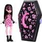 Monster High Draculaura Doll & Accessories, Gore-ganizer Beauty Kit with Bat Clips, Comb & Mirror, Customizable with Stamp Pen &