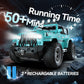 DEERC Remote Control Car with Fog Mist & Music, 1:16 Remote Control Truck for Boys, 2.4Ghz RC Car Toy with 2 Batteries, All Terr