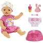 Baby Born 14 Interactive Lil Girl Baby Doll  Green Eyes. Easy For Small Hands, 6+ Ways To Nurture, Includes Bottle, Potty An