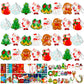 Christmas Party Favor for Kids: Stocking Fillers Pop Keychain - Christmas Eve Box Fillers Party Favours for Children- Fidget Toy