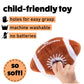 Plush Baby Football Rattle | Baby Football Toy | Learning Content | Great Gift For Baby And Toddler Girls Or Boys | 0-36 Months