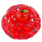 Christmas Stocking Stuffers For Kids, Apple Red Clear Slime, Crunchy Slime With Jelly Cube Slime Add-Ins, Slime Sensory Toys, Gi