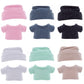 Etistta 17cm Doll Clothes with Hat, Glitter Knit Cap Top Doll Clothes for 17cm Doll Accessories Outfits (6 Pack)