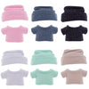 Etistta 17cm Doll Clothes with Hat, Glitter Knit Cap Top Doll Clothes for 17cm Doll Accessories Outfits (6 Pack)
