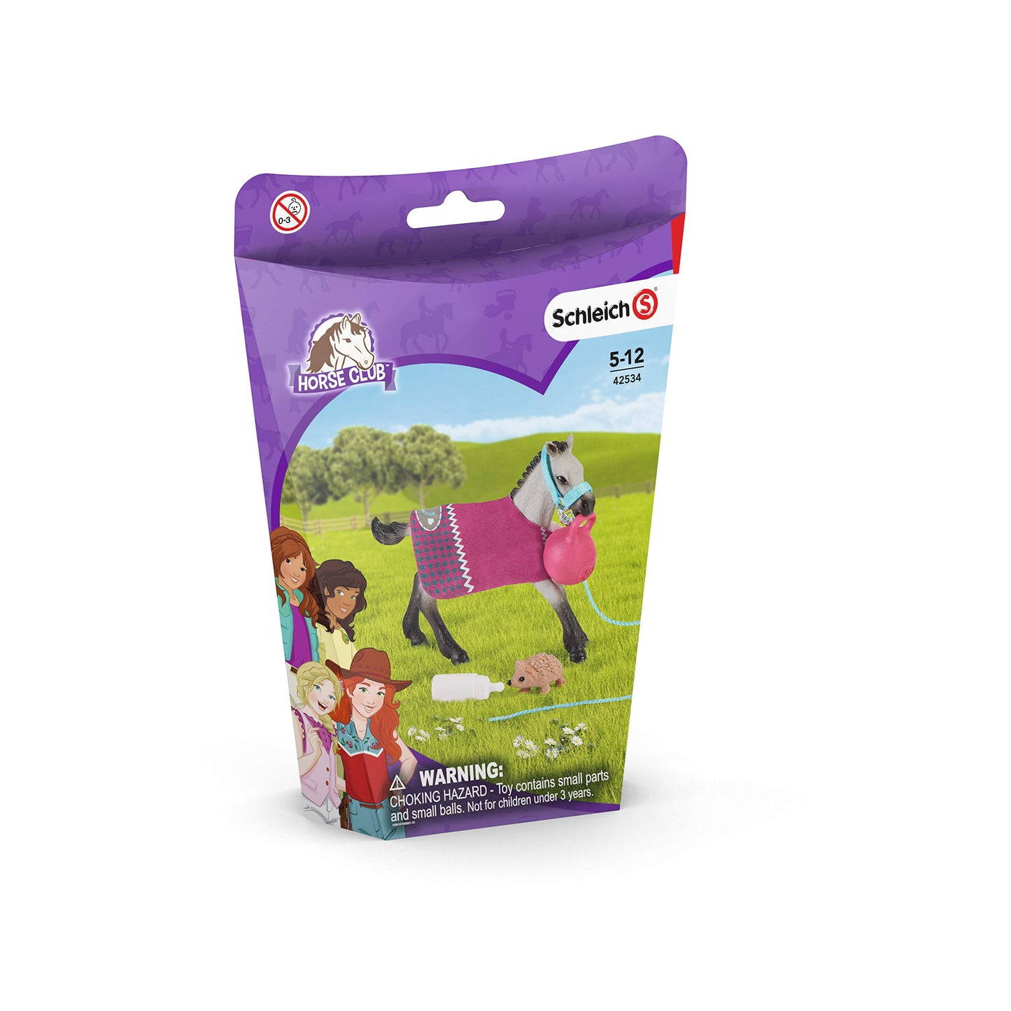 Schleich Horse Club, Horse Toys For Girls And Boys, Playful Foal Horse Set With Horse Toy And Accessories, 6 Pieces, Ages 5+