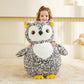 Earthsound Giant Owl Stuffed Animal Plush Toy,Large Owl Cute Jumbo Soft Toys,Big Size Huge Fluffy Plushy Oversized Fat Plushie,G