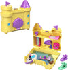 Polly Pocket Travel Toy Playset with 2 Micro Dolls, Dolphin Pet & Water Accessories, Multicolor, Model GCJ87