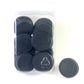 Hedral Value Pack Of 20-32Mm Round Black Miniature Model Bases For Tabletop Or Miniature Wargames