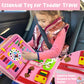 Tenfans Busy Board - Montessori Toys For 1 2 3 Year Old - Sensory Toys For Toddlers 1+ - Gifts For Girls Learning Fine Motor Skills - Educational Activities Travel Toys For Car Airplane