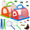 Halloscume 2 Pack Bug Catcher Kit Summer Toy Gift For Kids Boys Girls Outdoor Critter Bug Container Insect Cage Educational Bug
