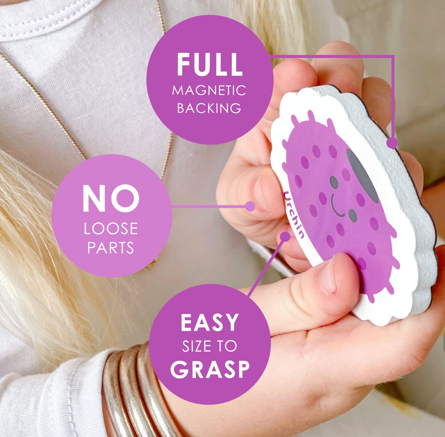 Curious Columbus Animal Toddler Magnets For Refrigerator - 52 Fridge Magnets For Toddlers Play With Magnetic Letters - Foam Abc Magnetic Learning Set For Alphabet Learning