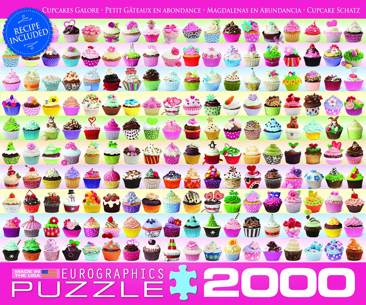 Eurographics Cupcakes Galore Puzzle (2000-Piece) (8220-0629)