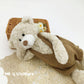 Mr Vivicare 13.5' Cream Beige Bear Stuffed Animals For Kids And New Born Babies,Knitted Dressed Stuffed Teddy Bear Plush Toys For Boys And Girls,Great Gifts On Birthday,Christmas,Machine Washable