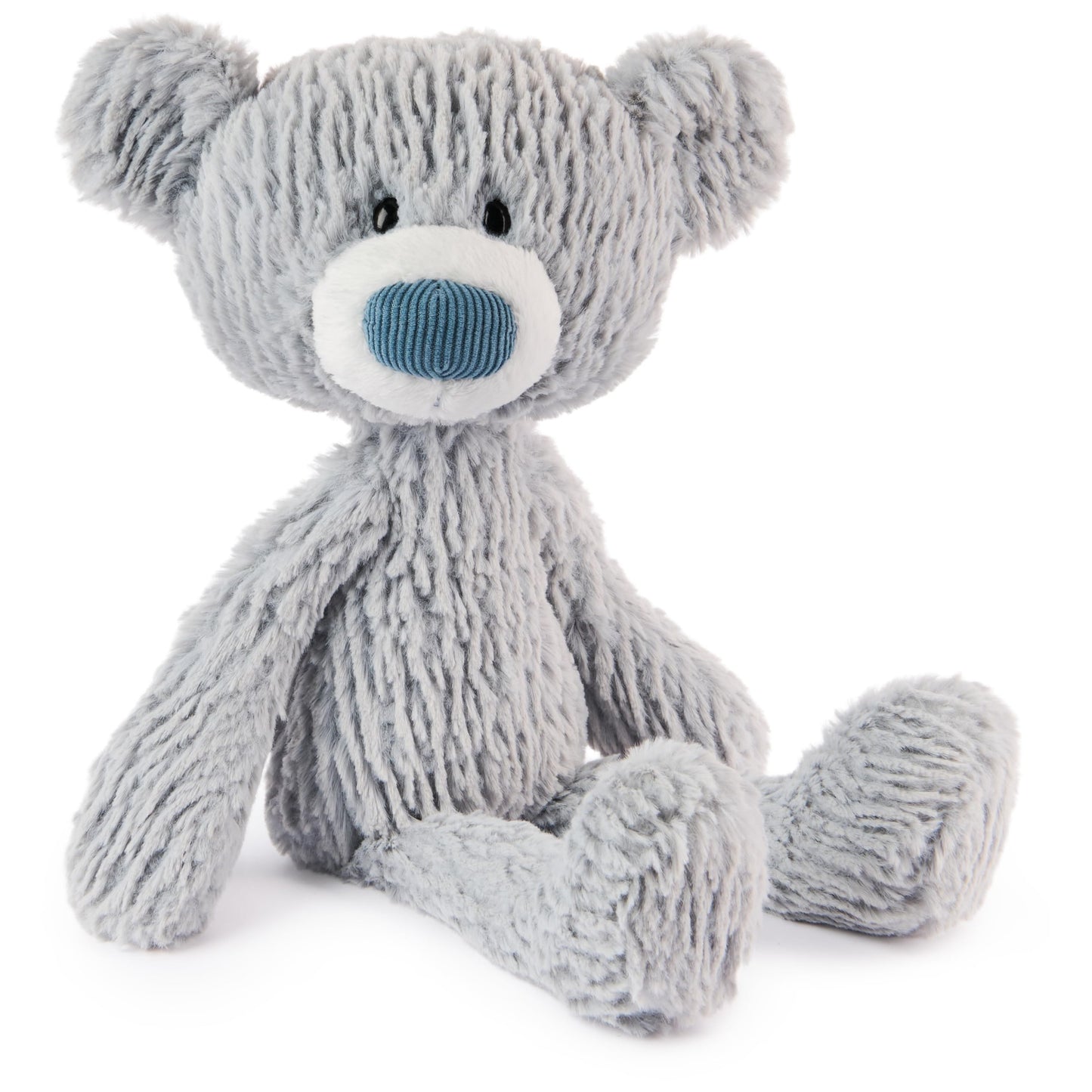 GUND Toothpick Wavy Bear Stuffed Animal, Gray, 15", Polyester, For Ages 1+, Model 6071144