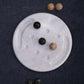 Radicaln Marble Tic Tac Toe 10 Inches Black and Coral Handmade Board Game for mature-themed and Family - Ideal Outdoor & Travel Game  Fun Gift for mature-themeds  Best for Coffee Table Centerpiece