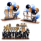 Lingteer Happy 11Th Birthday Gold Acrylic Table Topper Centerpieces Set - Cheers To Eleven Years Old Birthday 11Th Bday Party Gift Decorations.