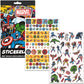 Marvel Avengers Party Favors Super Set ~ Bundle Includes 295+ Avengers Stickers and 50 Avengers Temporary Tattoos for Kids | Mar