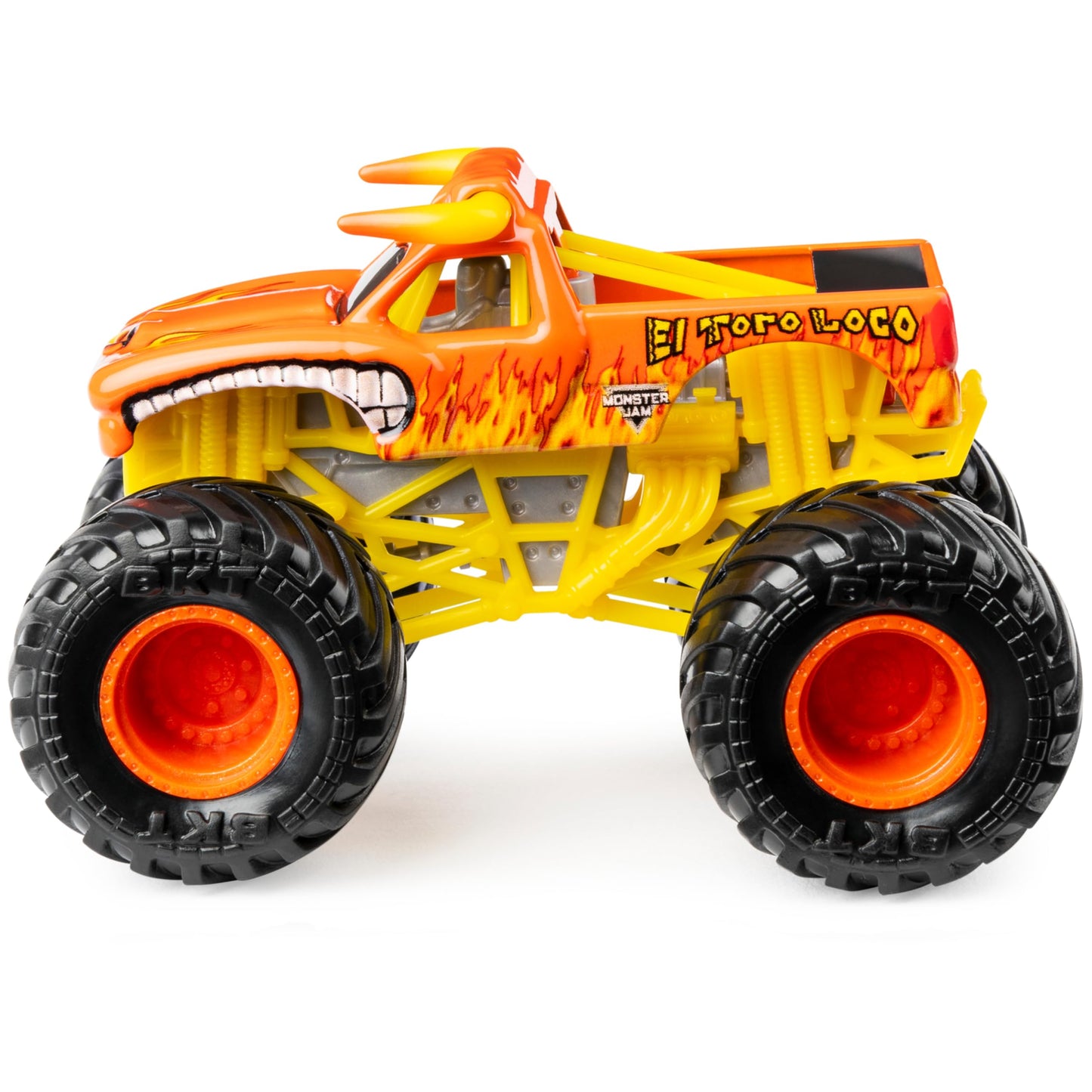 Monster Jam El Toro Loco vs Monster Mutt Monster Truck Duo Pack- True Metal 1:64 Scale Die-Cast Twin Showdown Pack- BKT Tires Wo