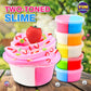 36 Big Cupcake Butter Slime Packs for Girls  FunKidz Two Toned Butter Slime Kit for Kids Party Favors Premade Bulk Slime Toys