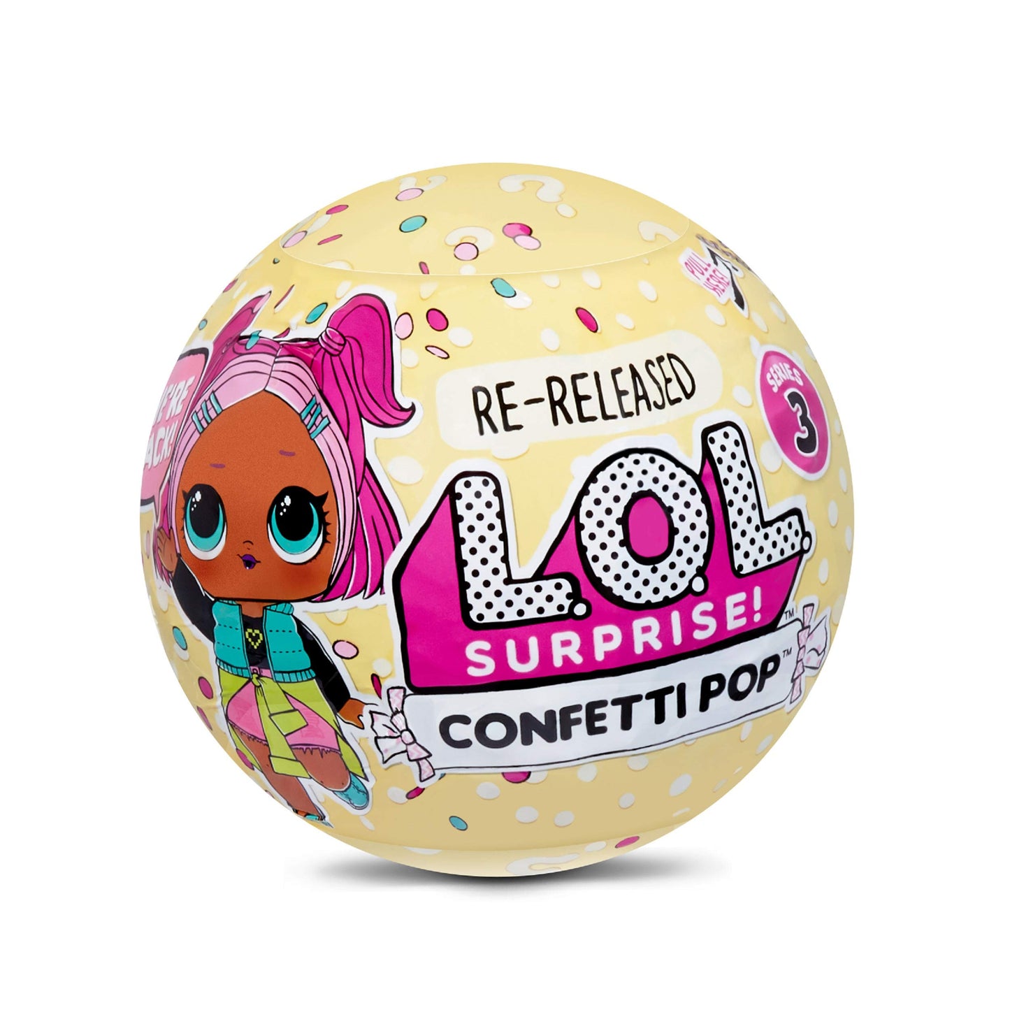 L.O.L. Surprise! Confetti Pop 3 Pack Beatnik Babe – 3 Re-Released Dolls Each