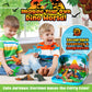 Team Power Dinosaurs Carry Case Set - With Play Scenery Inside, 8 Dinosaur Figures & 2 Volcanic Landscape | Toddler Toys| Dinosa