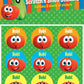 VeggieTales ScratchnSmell Stickers, Assorted Colors/Scents, 54 Stickers Per Pack, 3-3/4 H x 4 W, Made in The USA