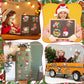 cviokrdu 48 Pcs Diamond Art Painting Sticker Kits for Kids, Christmas Diamond Gem Stickers Kit, 5D Christmas Gem Art Stickers Mo