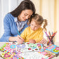 X1Zuue 24Pcs Donut Coloring Books For Kids Bulk Cute Mini Coloring Booklet Diy Art Drawing Book With Dessert Doughnut For Toddle