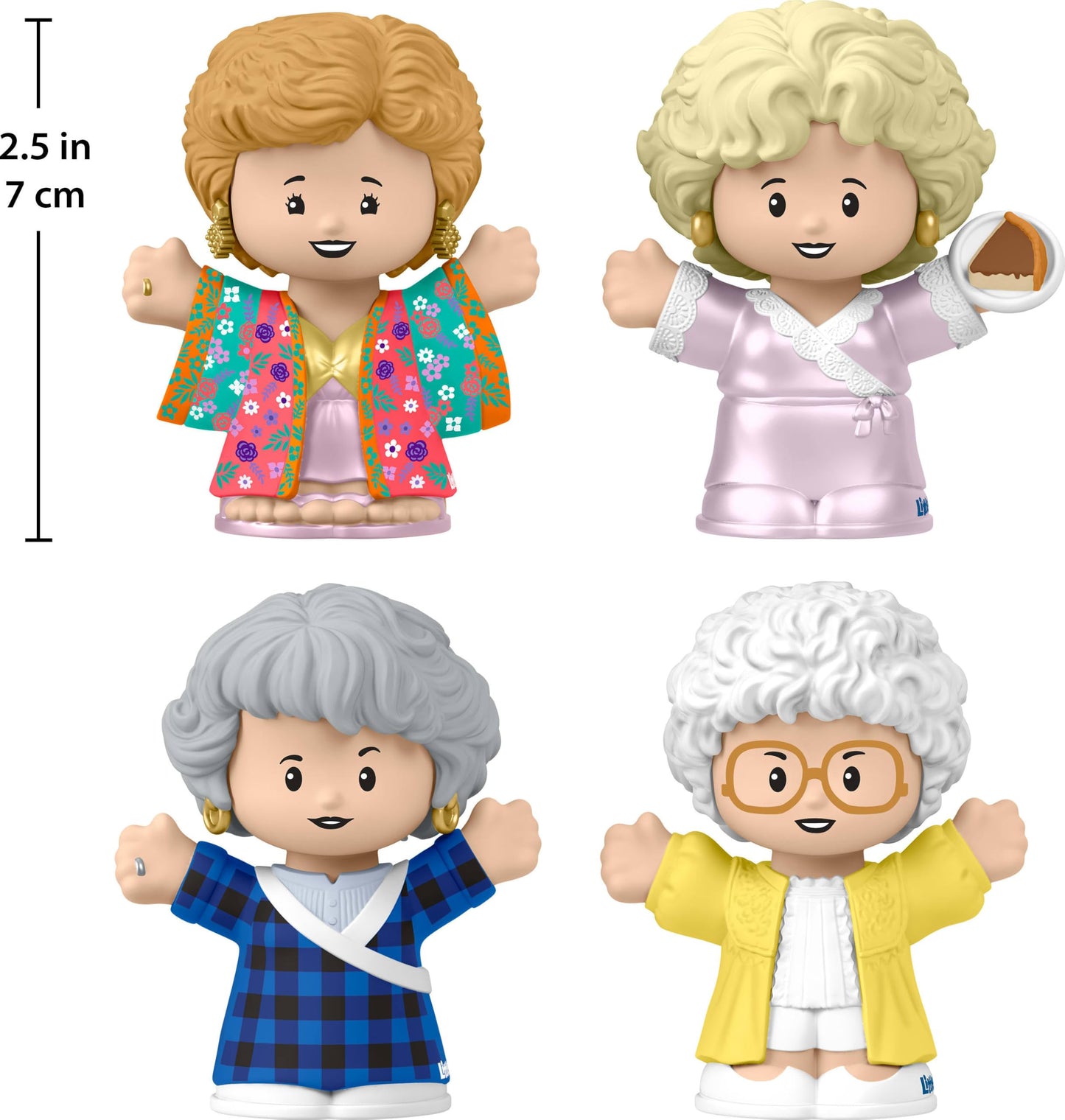 Little People Collector The Golden Girls Late Night Cheesecake 40Th Anniversary Figure Set In A Display Gift Box For Adults & Fa