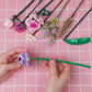 Chodia Flower Bouquet Building Blocks Sets For Adults Mini Pink Rose Lavender Botanical Collection Toys Kits Creative Birthday A