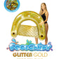 PoolCandy Sun Chair Water Raft, Gold Glitter