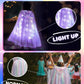 Uporpor Led Princess Dress Up Cape Girls Light Up Princess Hooded Cape For Girls Costume Cloak Princess Shawl Toddler Kids Halloween Led Dressing Up Train