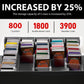 Magnetic Leather Trading Card Storage Box - 5-Row Deck Case Design, 3900+ Capacity For Yugioh, Mtg, Tcg And Sports Cards, Includ