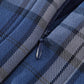 Womens Short Pleated Plaid Costumes Skirt(Blue White Mixed Black,2XL)