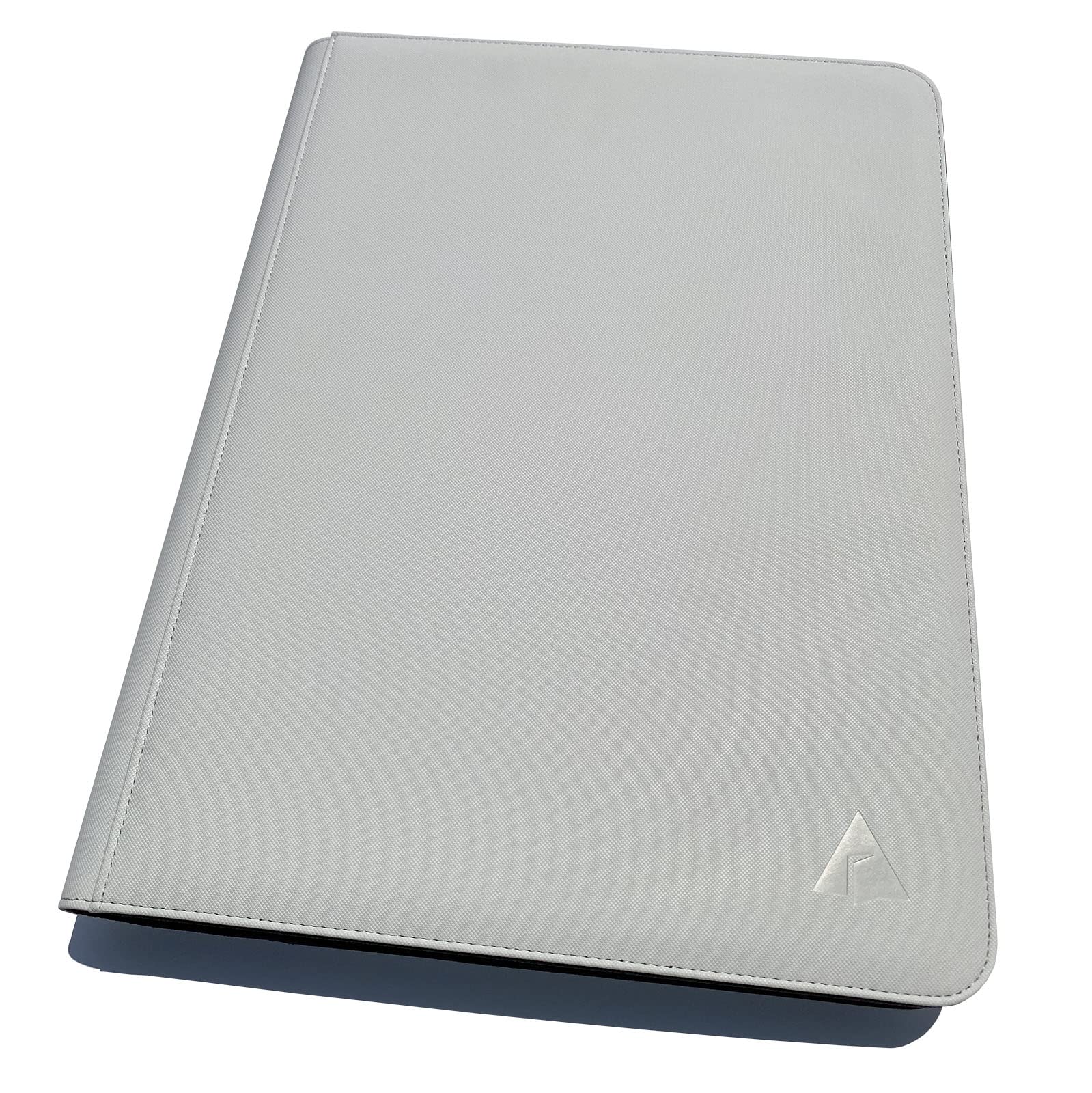 Rayvol enhanced 1000+ Pockets Card Binder  16-Pocket Ringless Trading Card Album Folder - Side Loading UltraSonic-161024 Tech Zip Binder for TCG - White