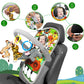 Toymni Car Seat Toys For Baby Toys 6 To 12 Months, Carseat Toys With Musical Pedal Piano, Baby Travel Toys With Baby Mirror And