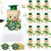 Rotatingpals 16 Sets Mini Graduation Bear Plush With Gift Bag Graduation Card Set Hangable Graduation Bear Stuffed Animals Congr