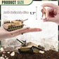 Maozyhomie U.S Army Tank And Army Men Toys Playset, 2Pc Us Tank-1 Models With 10Pc Toy Soldiers, Desert Tan 1:72 Military Vehicl
