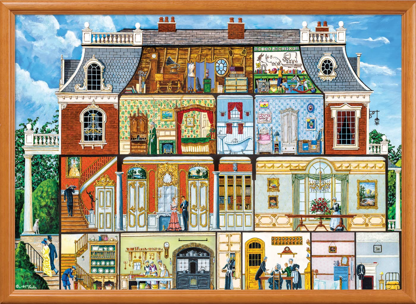 Masterpieces 1000 Piece Jigsaw Puzzle For Adults, Family, Or Youth - Walden Manor House - 19.25''X26.75''