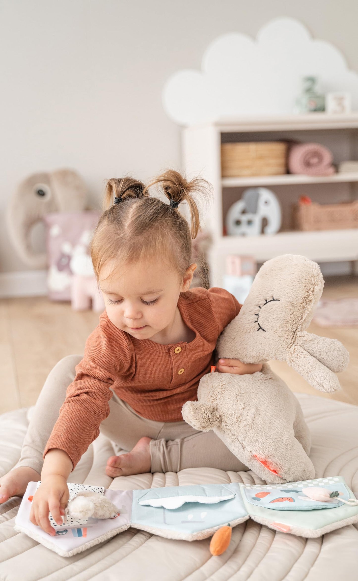 Done By Deer Baby Cuddle Friend Lalee - Super Soft And Cuddly Llama Plush Toy For Kids - Fluffy Stuffed Animal - Perfect Compani