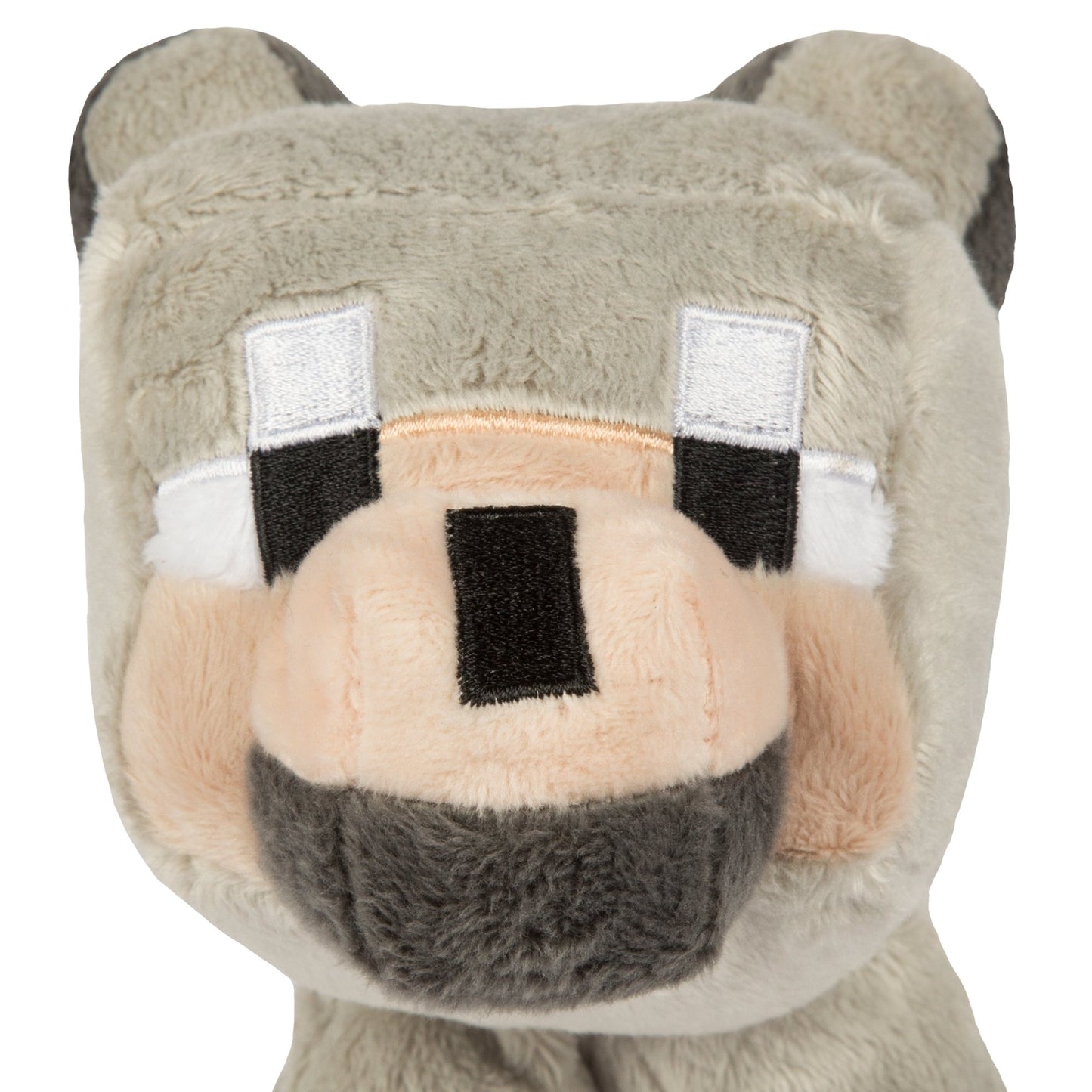 Jinx Minecraft Baby Wolf Plush Stuffed Toy, Gray, 5'' Tall