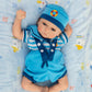 Fancci Realistic Reborn Baby Dolls Boy,18 Inch Lifelike Newborn Baby Doll Real Life Baby Dolls Soft Weighted Reborn Doll Christm