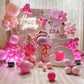 130Pcs Light Pink Balloons Garlands Kit, 18'' 12'' 10'' 5'' Different Sizes Pack Pink Latex Balloon Arch For Birthday Baby Showe