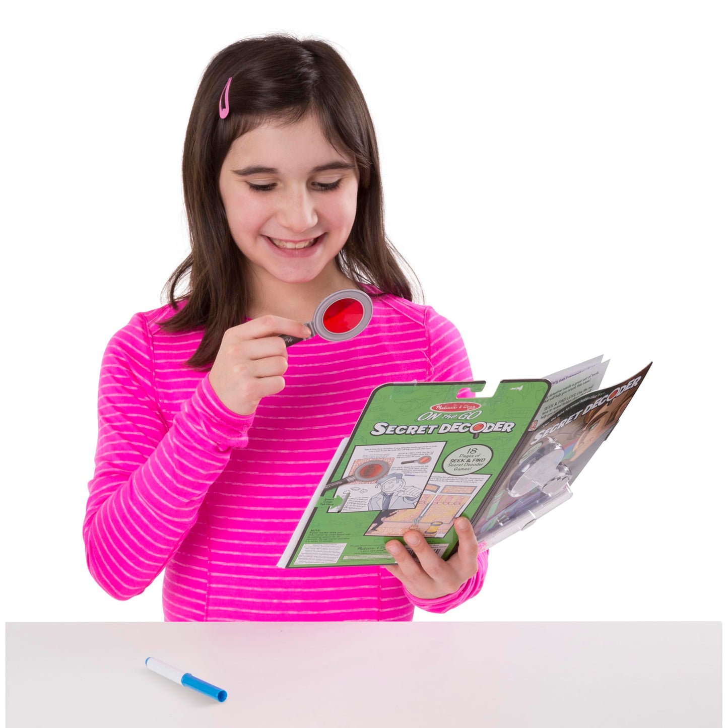 Melissa & Doug On The Go Secret Decoder Activity Book - Multicolor, One Size, Model 5536, Perfect for Creative Kids