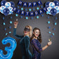 Naninuneno 11Th Blue Birthday Party Decorations For Boy Girl Men Women, Happy 11 Birthday Balloons Supplies With Happy Birthday