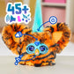 Furby Furblets Ty-Bee Mini Friend, Electronic Plush Toy, Orange Tiger, Standard Size, Model G1700, Ages 6+